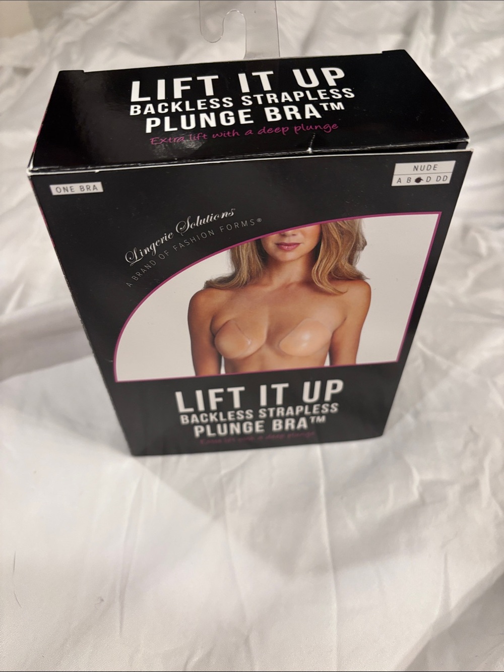 Lingerie Solutions Lift It Up Backless Strapless Plunge Bra - Nude